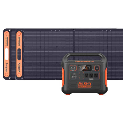 Jackery Solar Generator 1500 (Explorer 1500 + SolarSaga 100w) Explorer 1500 + 2xSolarSaga 100x