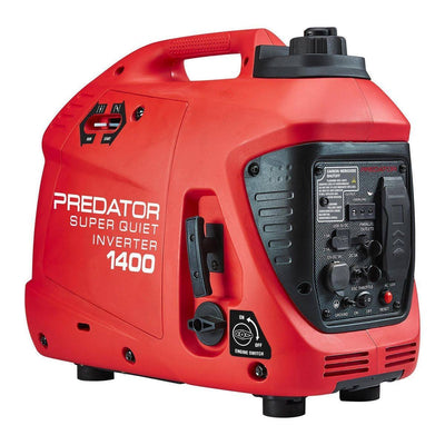 Predator 1400 Watt Super Quiet Inverter Generator with Co Secure Technology 57063