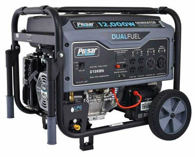 Pulsar 12000W Dual Fuel Portable Generator with Electric Start